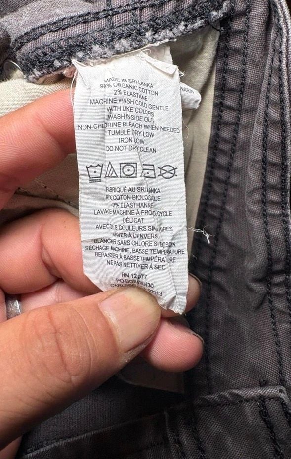 prAna Men’s Bronson-Style Gray Utility Pants – Size 32 9