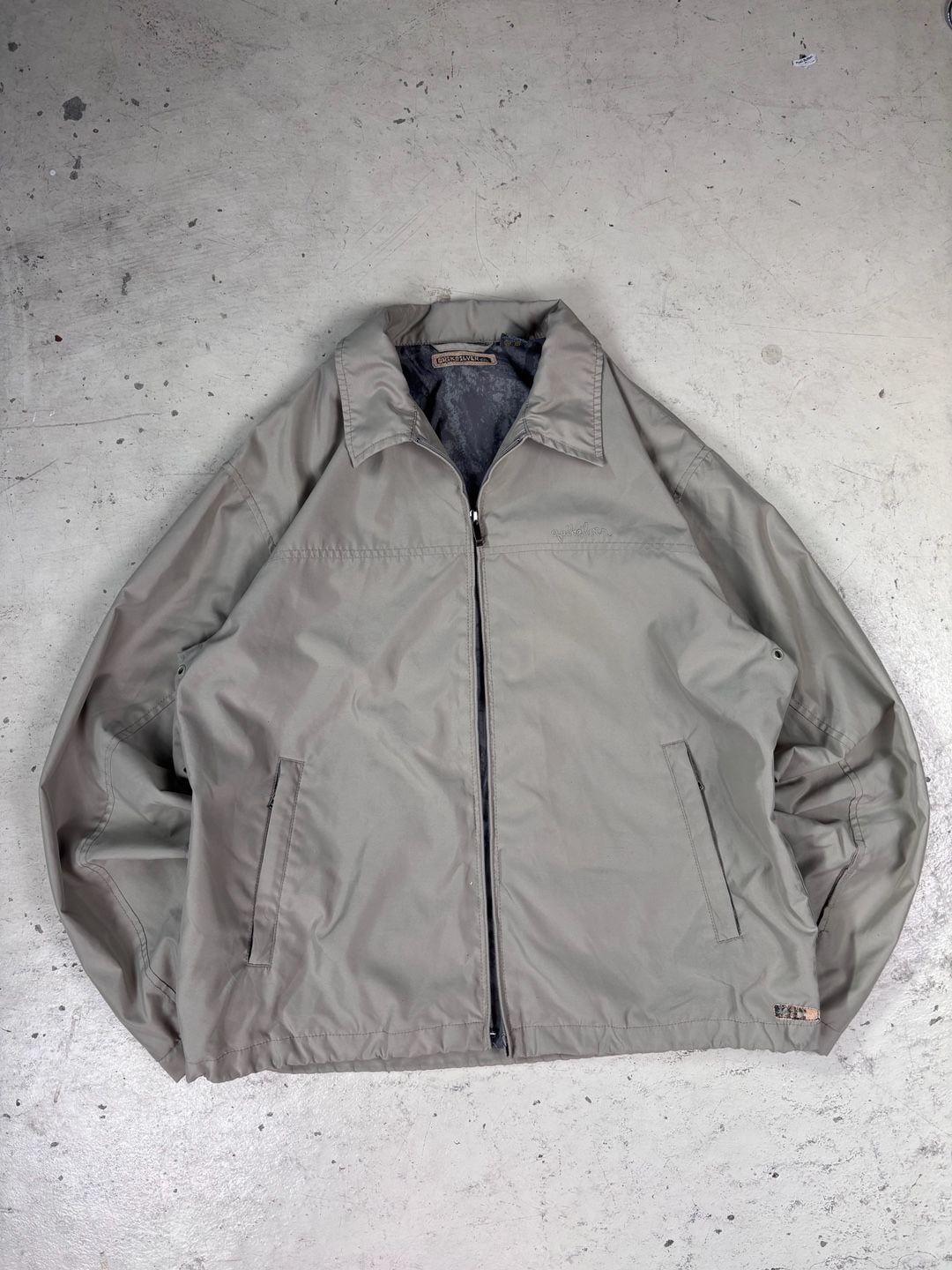 Quiksilver Jacket Size M Beige Full Zip Windbreaker Golf Harrington 3