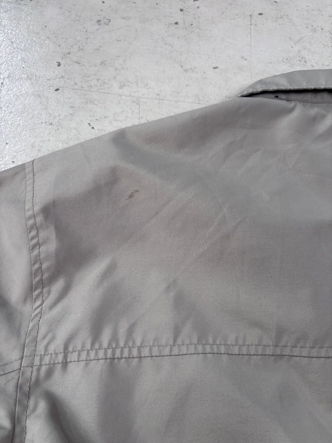Quiksilver Jacket Size M Beige Full Zip Windbreaker Golf Harrington 8