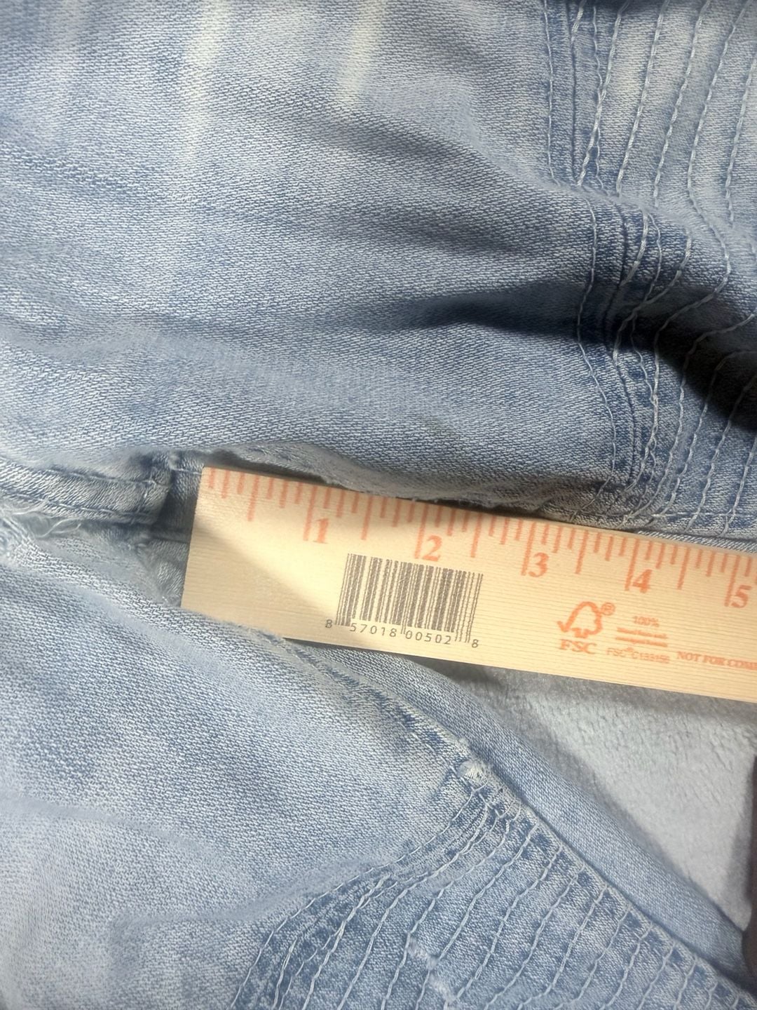 True Religion Moto Jeans Size 31 Light Wash Distressed Biker Denim 8
