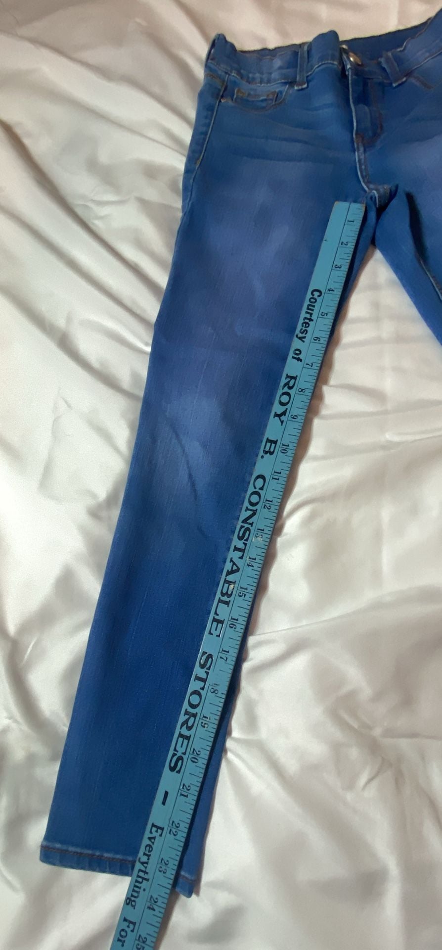 Girls Jordache Super Skinny Jeans Size 12 Blue 8