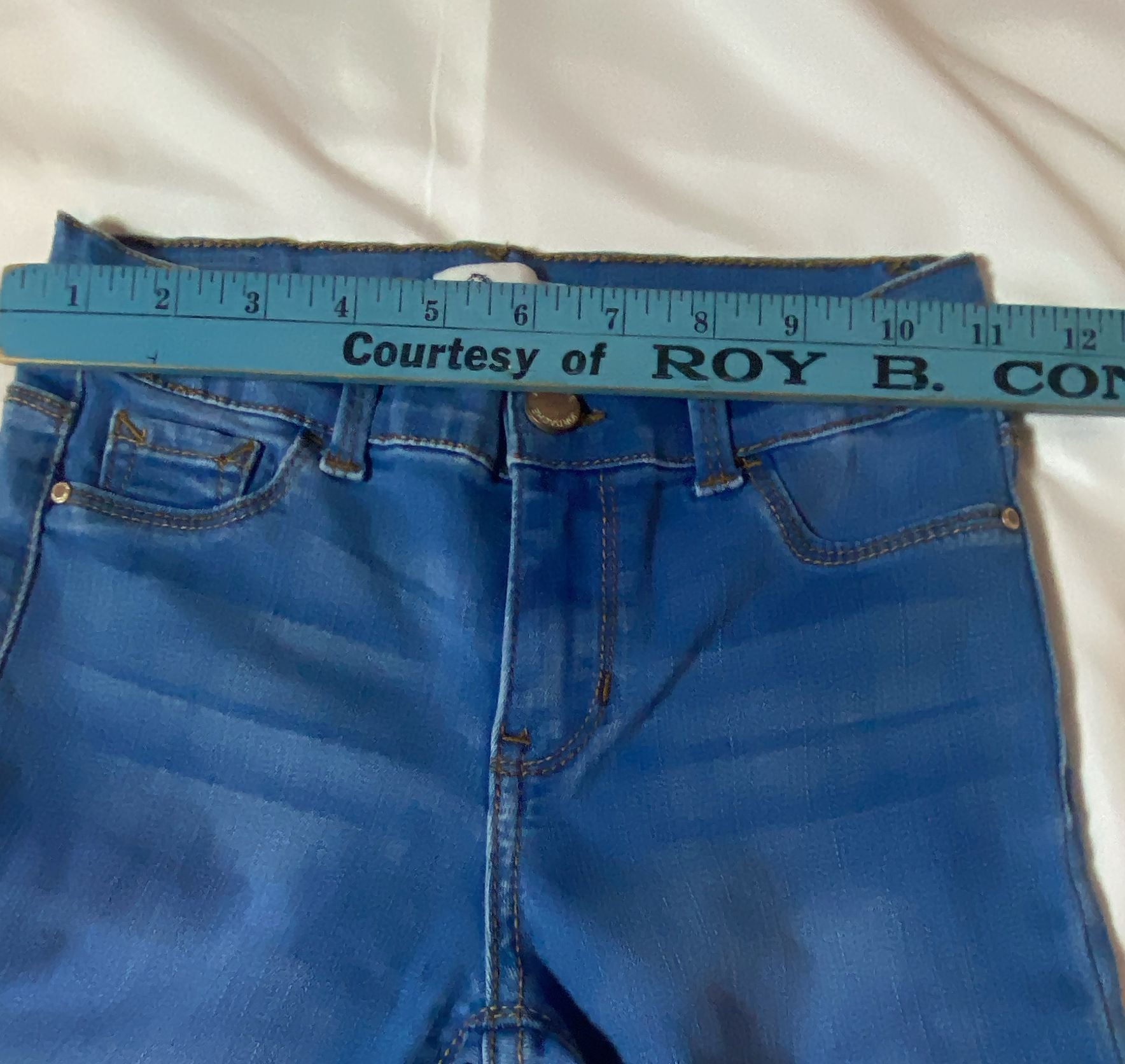 Girls Jordache Super Skinny Jeans Size 12 Blue 9