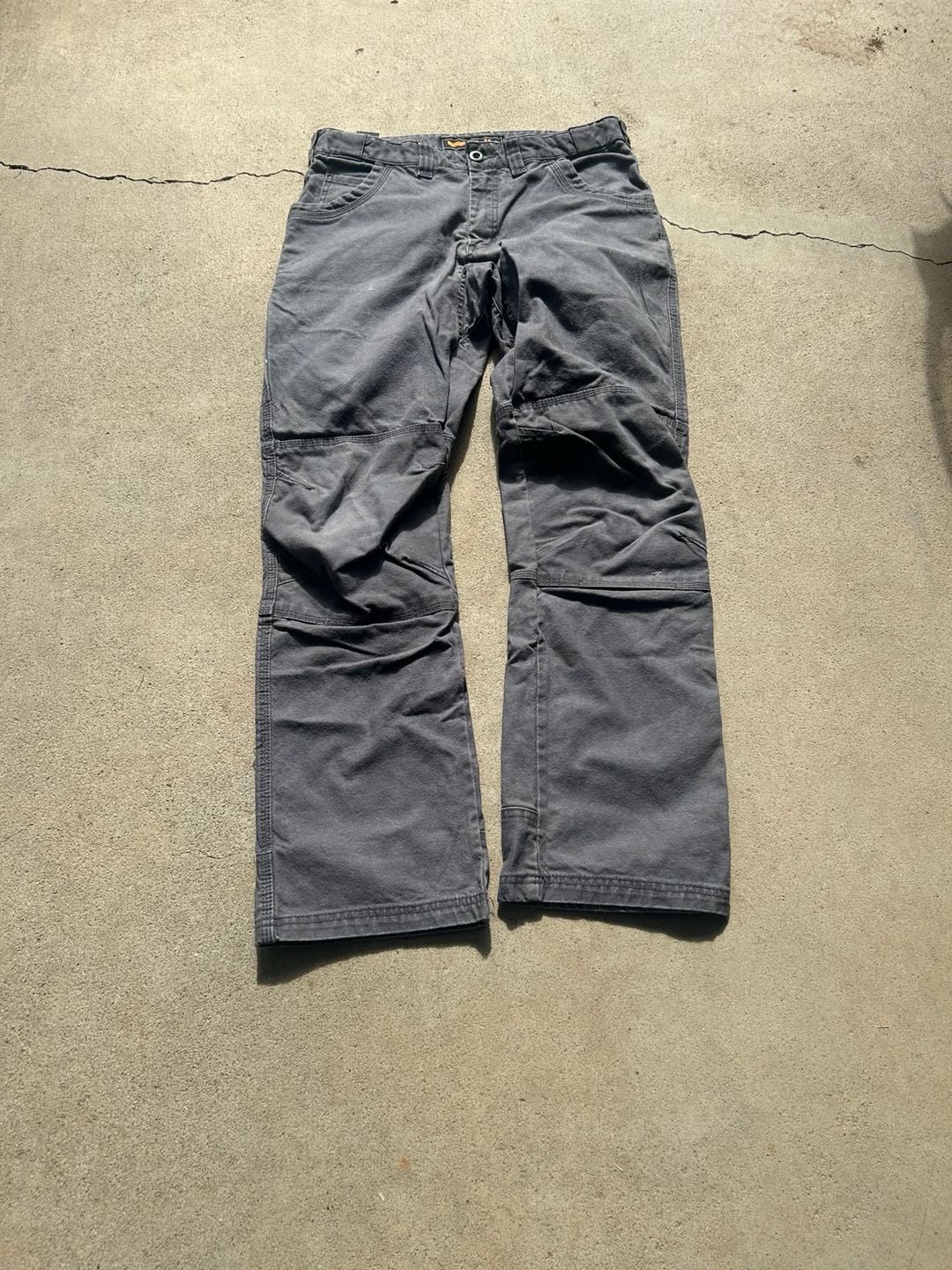 Walls Double knee Front Work Pants Gray 2