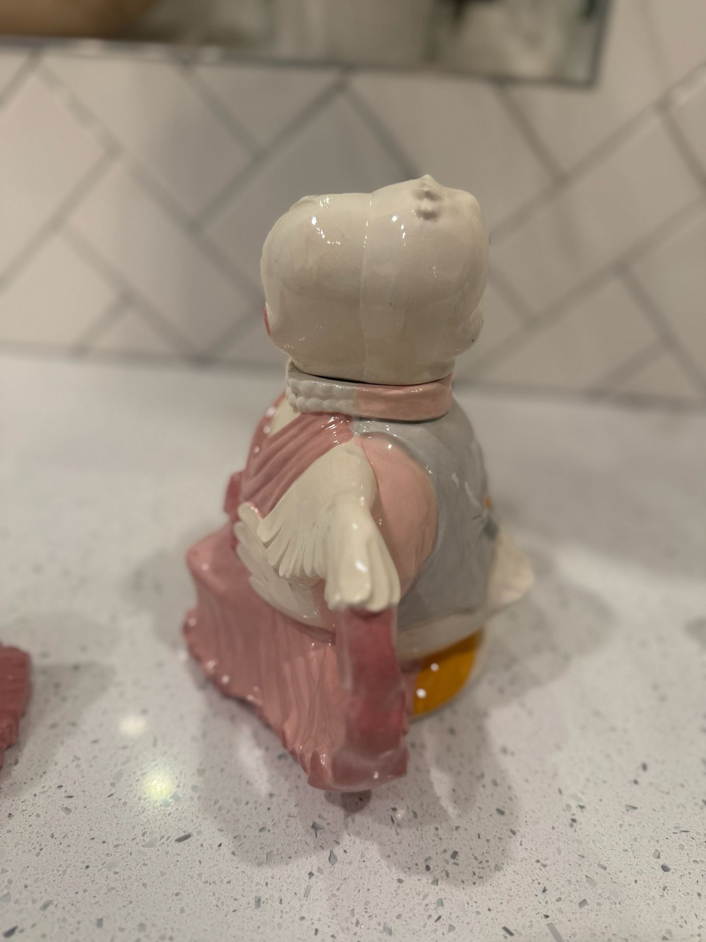 Vintage Ceramic Dancing Duck Teapot Creamer and Sugar Bowl Set 8