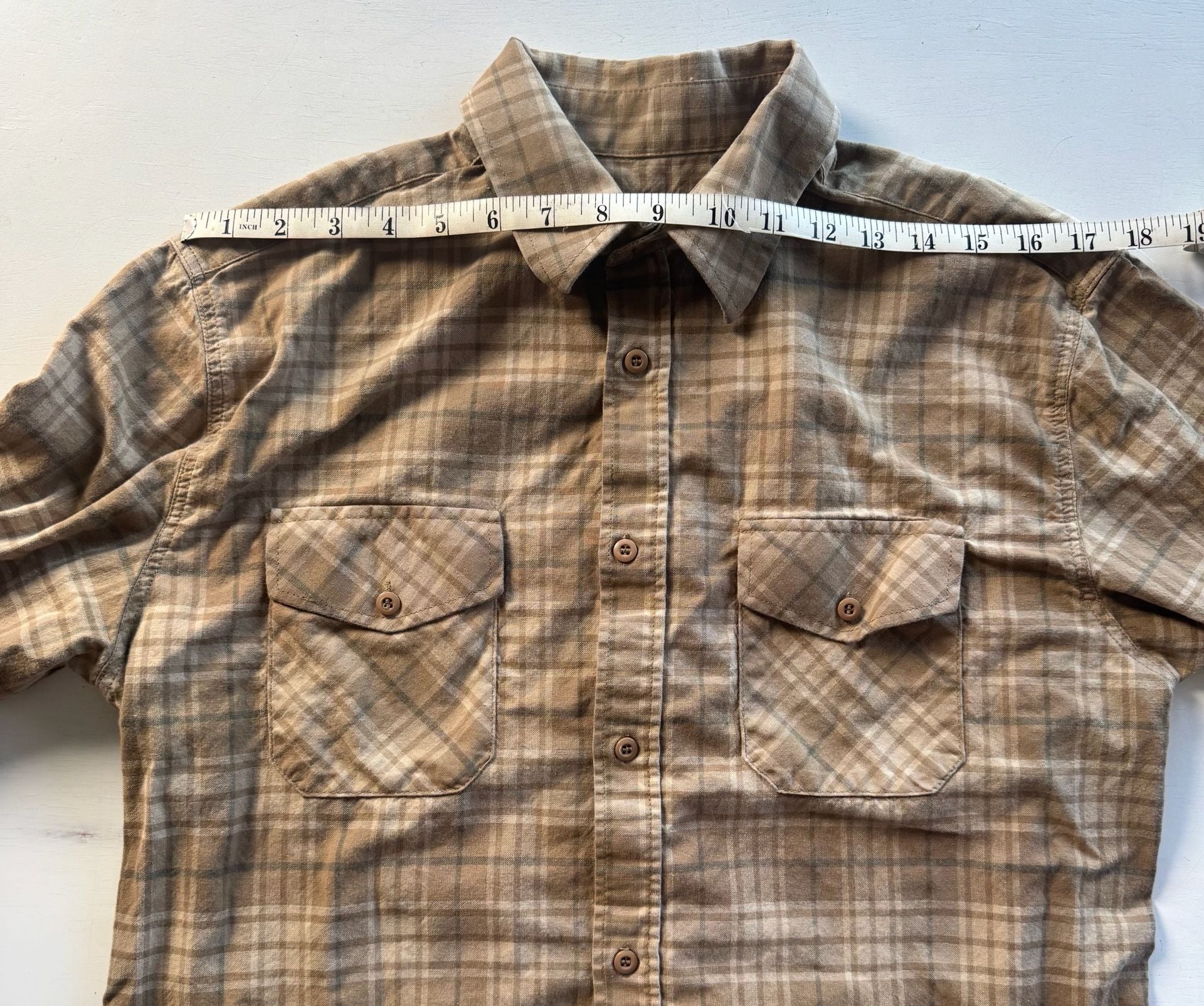 Girl Skateboards Wrench Pilot Collection Woven Flannel button Down Shirt Size L 8