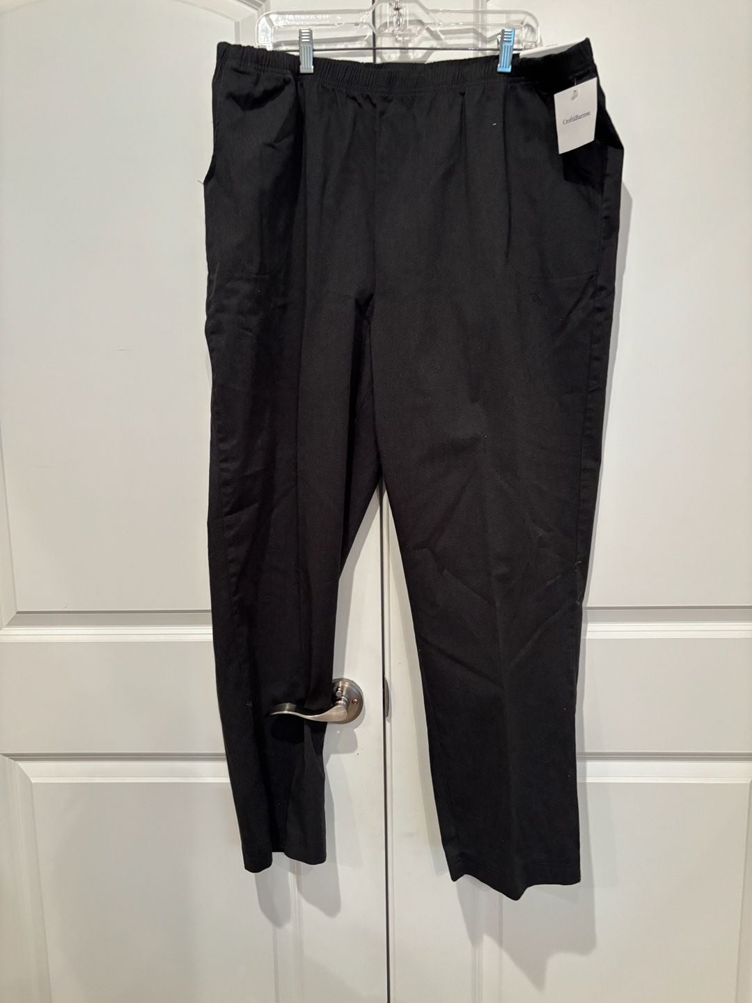 Croft & Barrow Classic Separates Pants Size 3X Average Charcoal 2