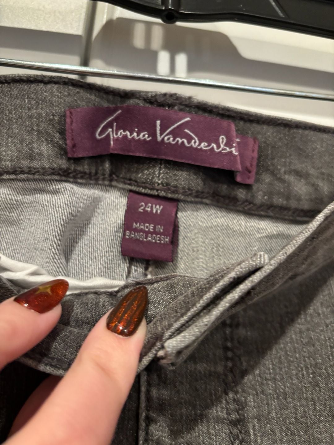 Gloria Vanderbilt Amanda Original Slimming Jean Size 22W Short Black 3