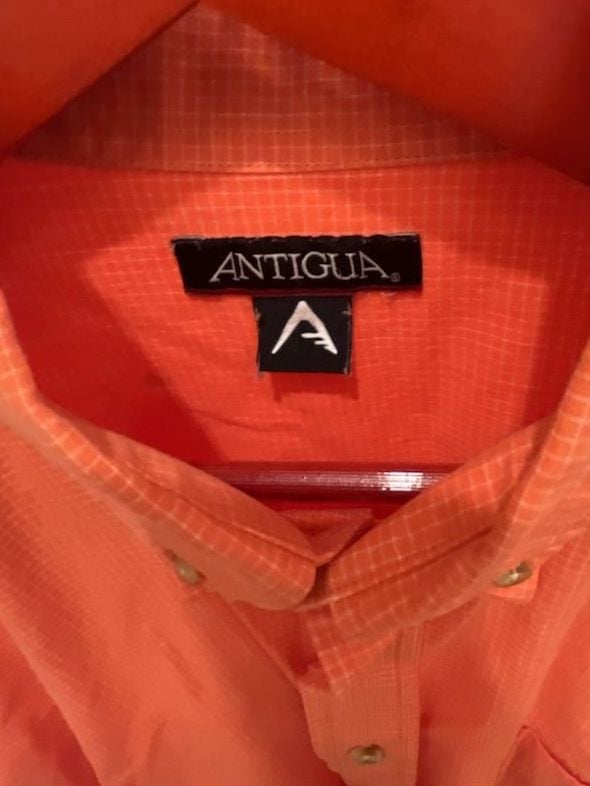 Antigua Auburn Tigers Long Sleeve Button Down Shirt Size M 4