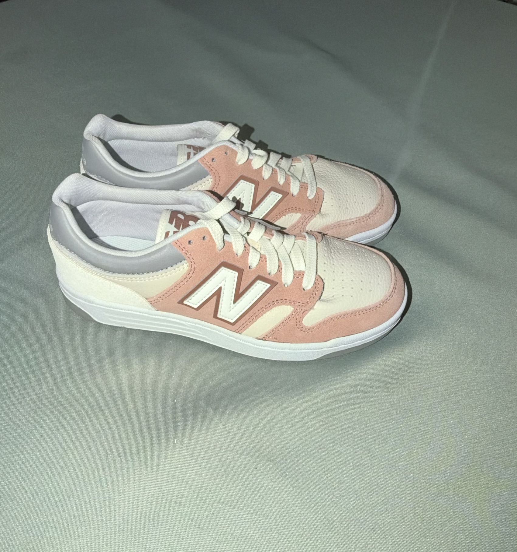 New Balance 480 Size 8W Pink White Sneakers 3