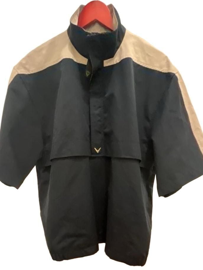 Callaway Golf Brushed Oxford Size L Short Sleeve Wind Jacket 2