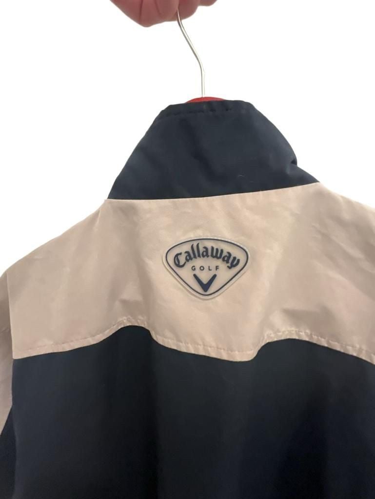 Callaway Golf Brushed Oxford Size L Short Sleeve Wind Jacket 5