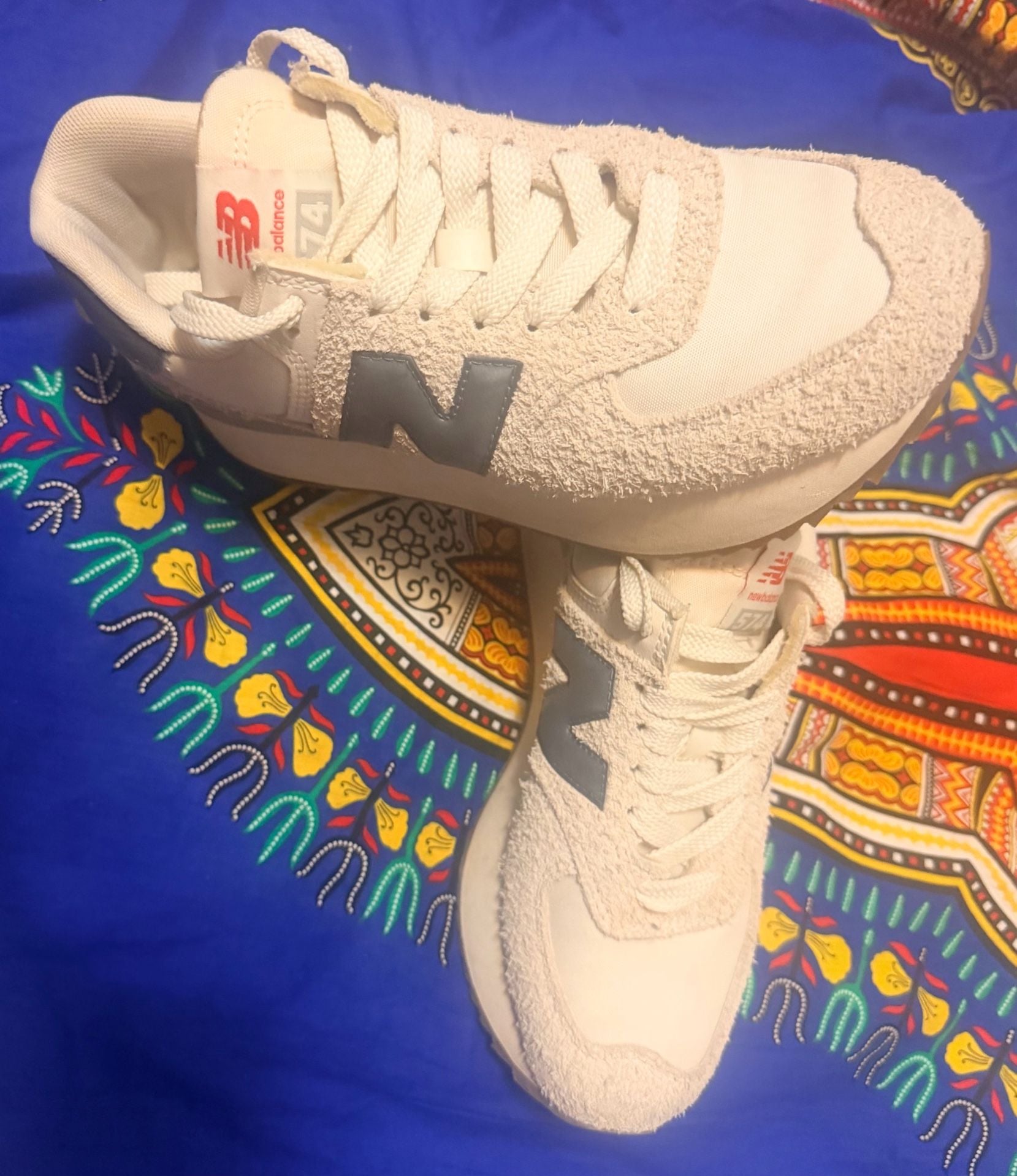 New Balance 574+ Moonbeam Dark Arctic Grey 2