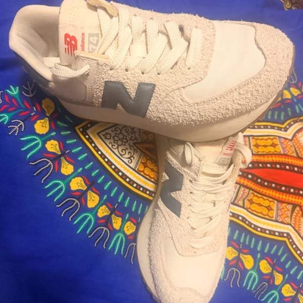 New Balance 574+ Moonbeam Dark Arctic Grey