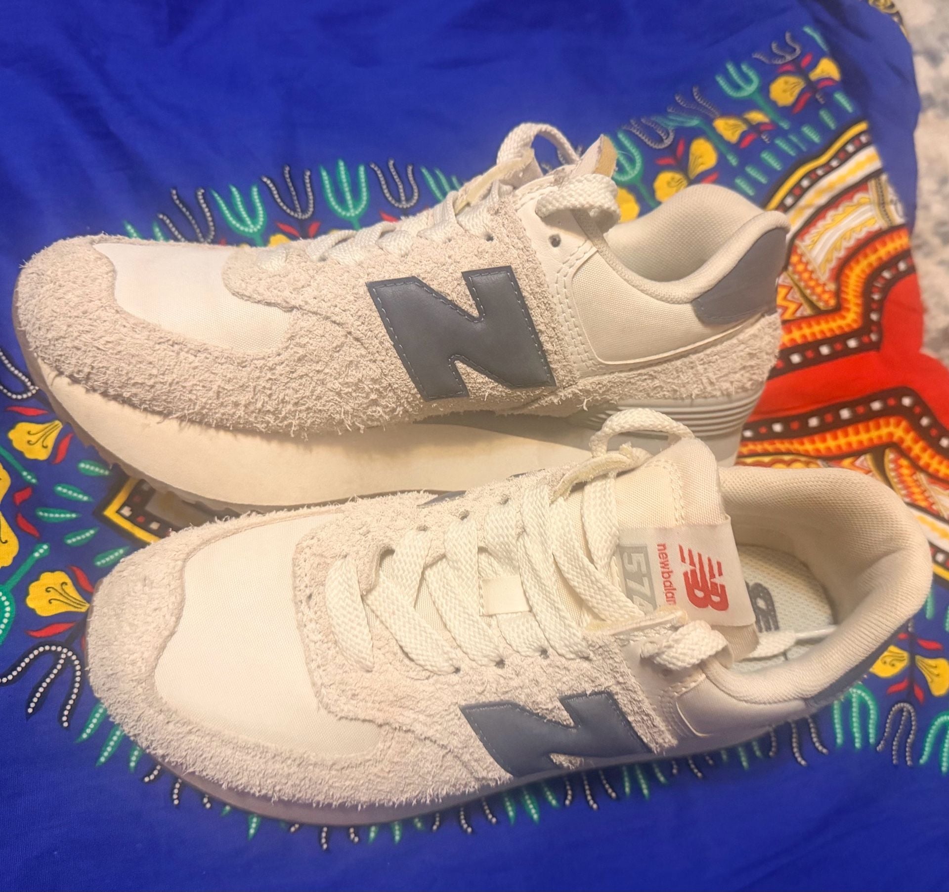 New Balance 574+ Moonbeam Dark Arctic Grey 3