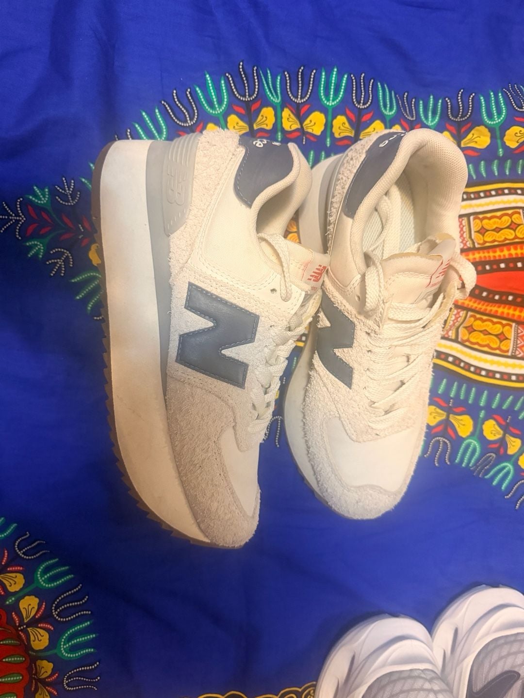 New Balance 574+ Moonbeam Dark Arctic Grey 5
