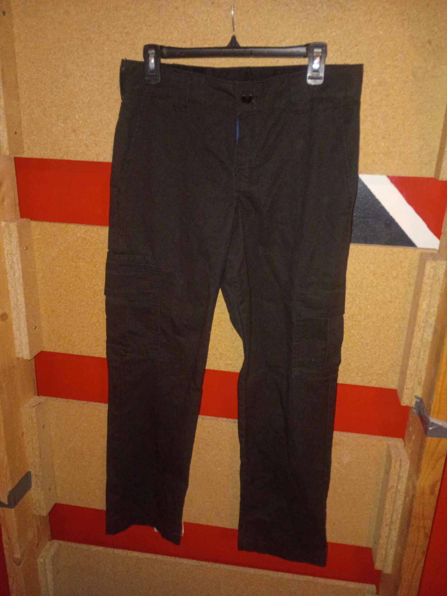 Dickies Flex Cargo Pants Size 31x30 Black Work Wear 2