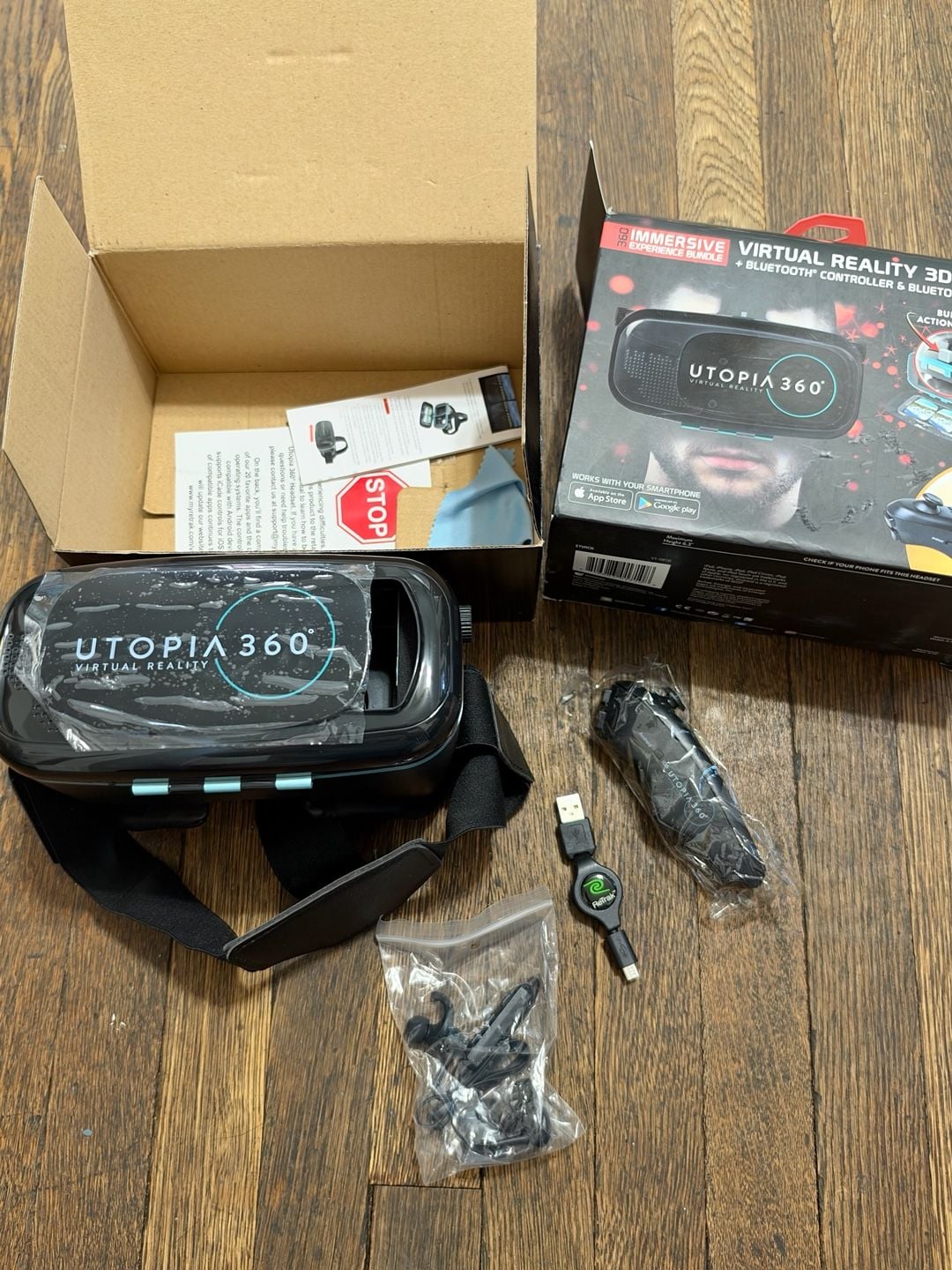 ReTrak Utopia 360 Virtual Reality 3D Headset Experience Bundle 5