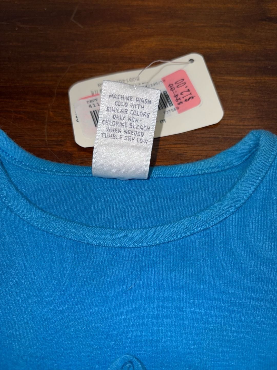 Starting Out Butterfly Shirt Size 12M Blue Long Sleeve Ruffle 6