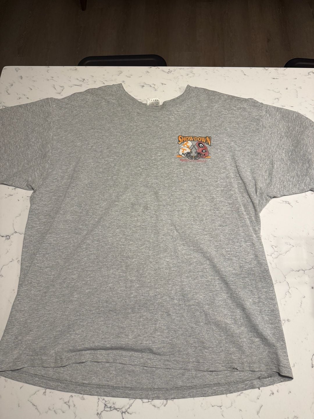 Fruit of the Loom Tennessee vs Georgia 2003 T-Shirt Size XL Gray 2
