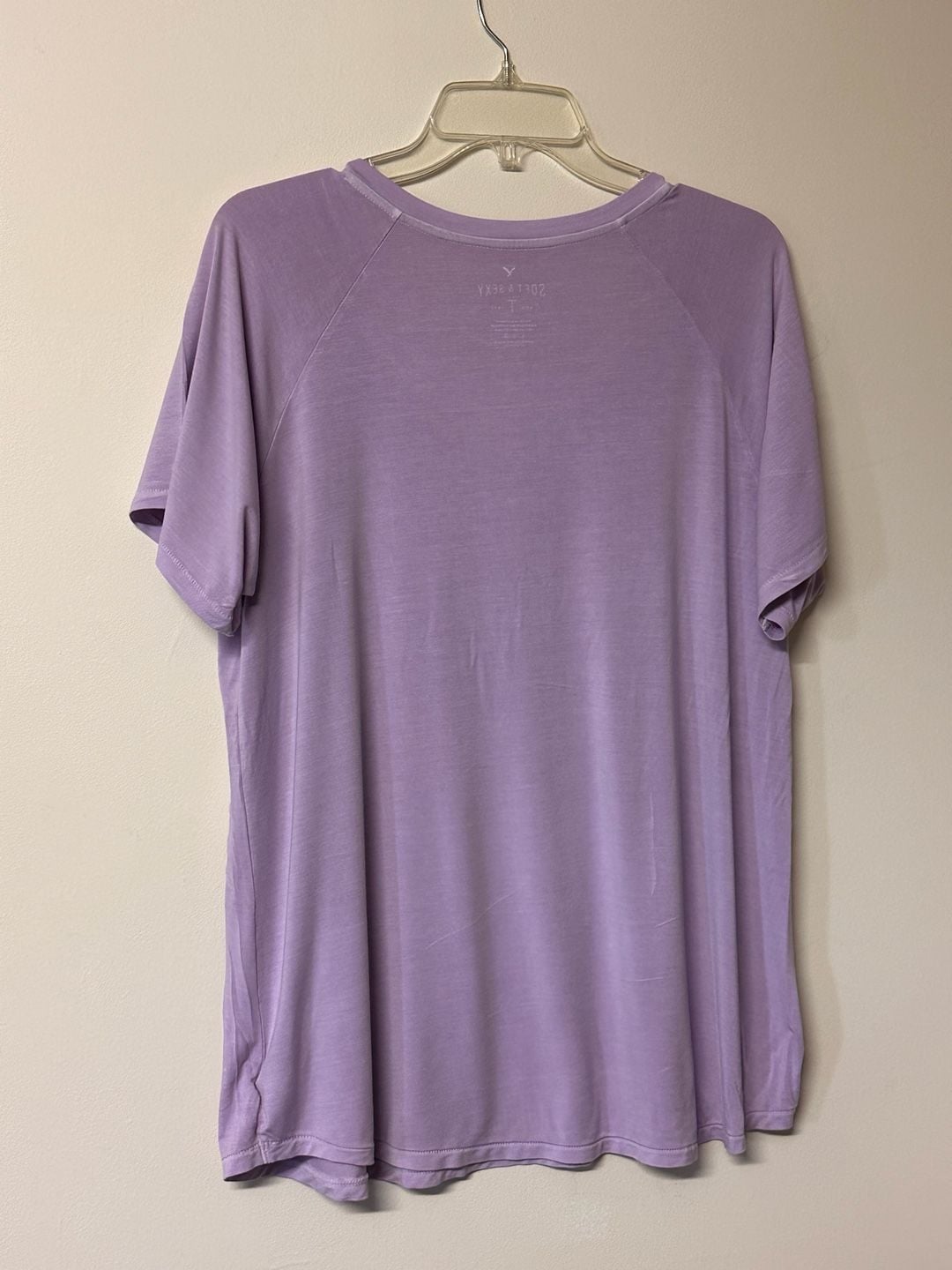 American Eagle Soft and Sexy T-Shirt Size L Purple Lot of 2 3