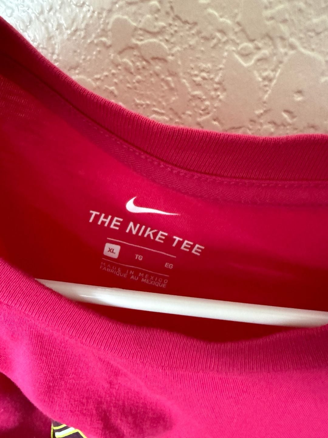Nike The Nike Tee Size XL Pink Gel Limeade Logo T-Shirt 5