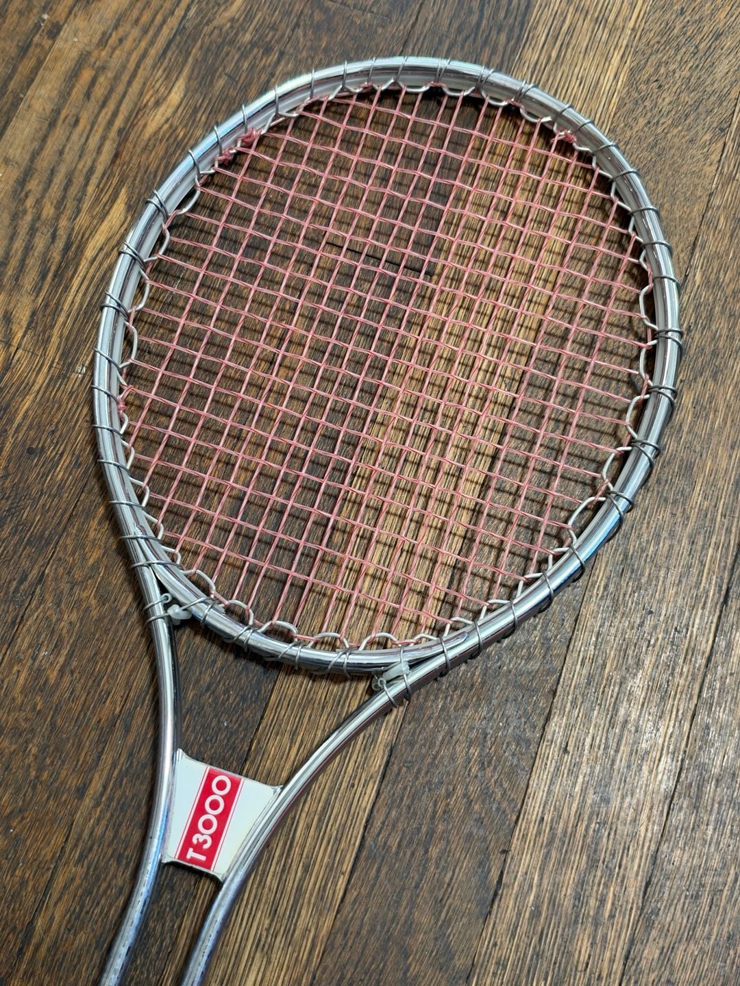 Wilson T3000 Vintage Steel Tennis Racket And Cover 5