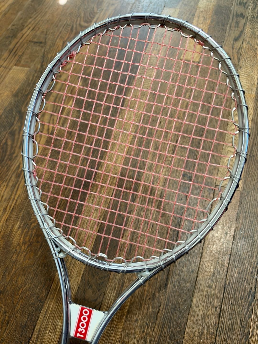 Wilson T3000 Vintage Steel Tennis Racket And Cover 7