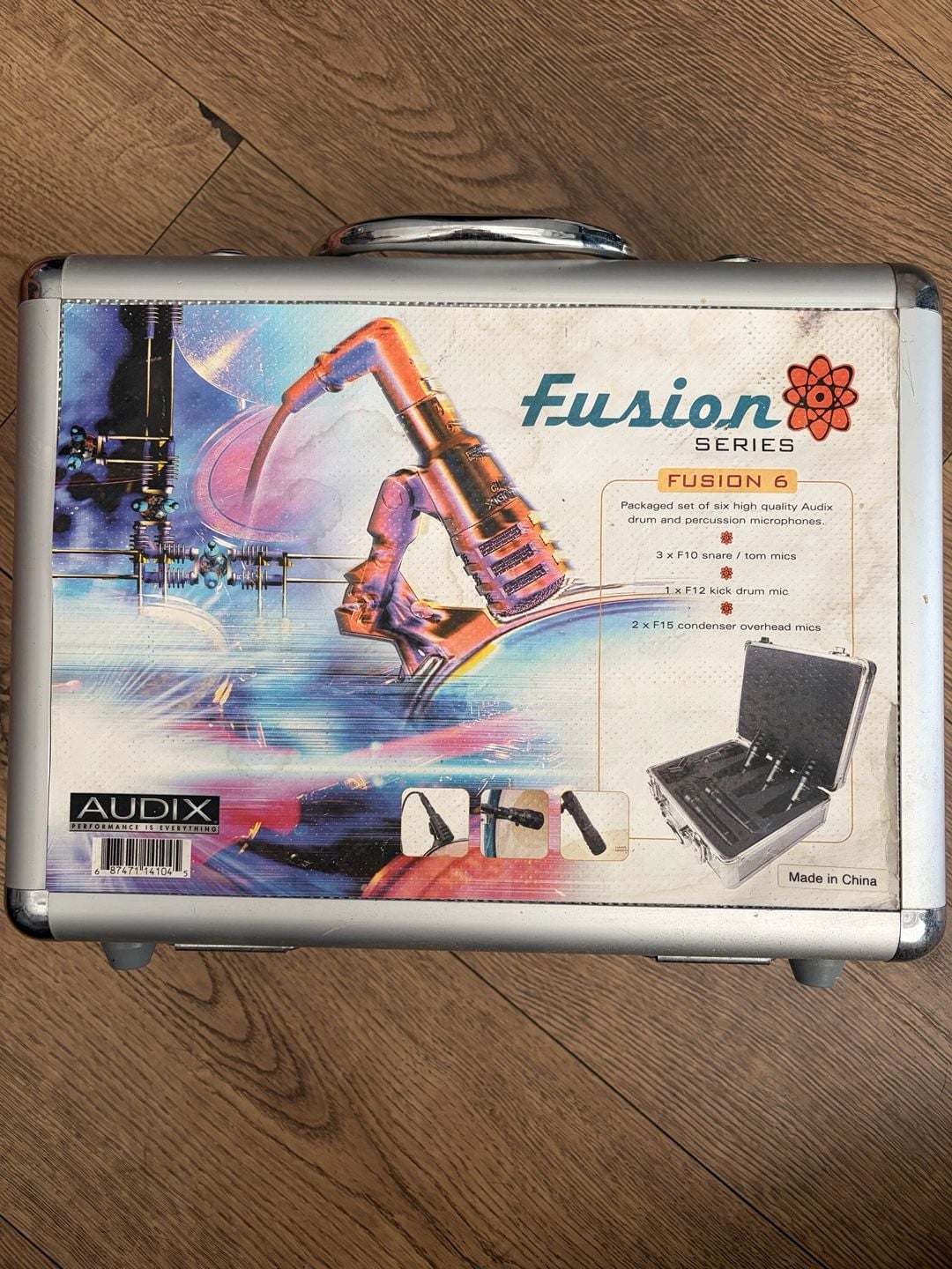 Audix Fusion 6 Drum Microphone Package Case Set 1