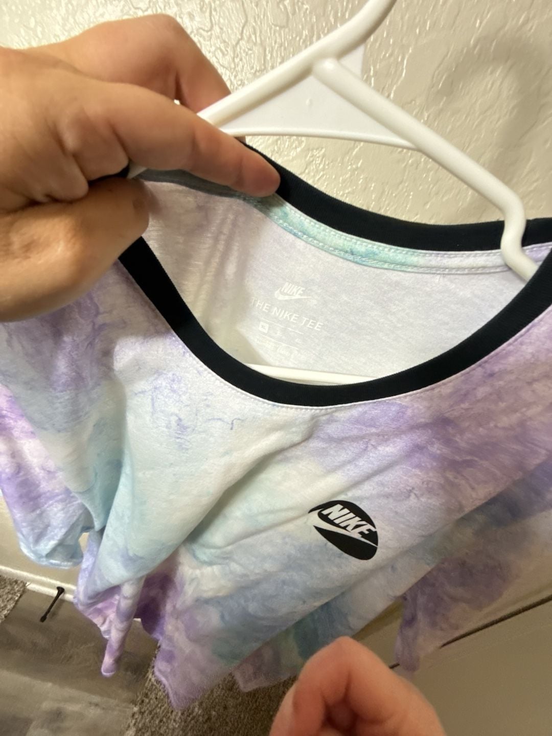 Nike The Nike Tee Size XL Tie Dye Blue Purple T-Shirt 6