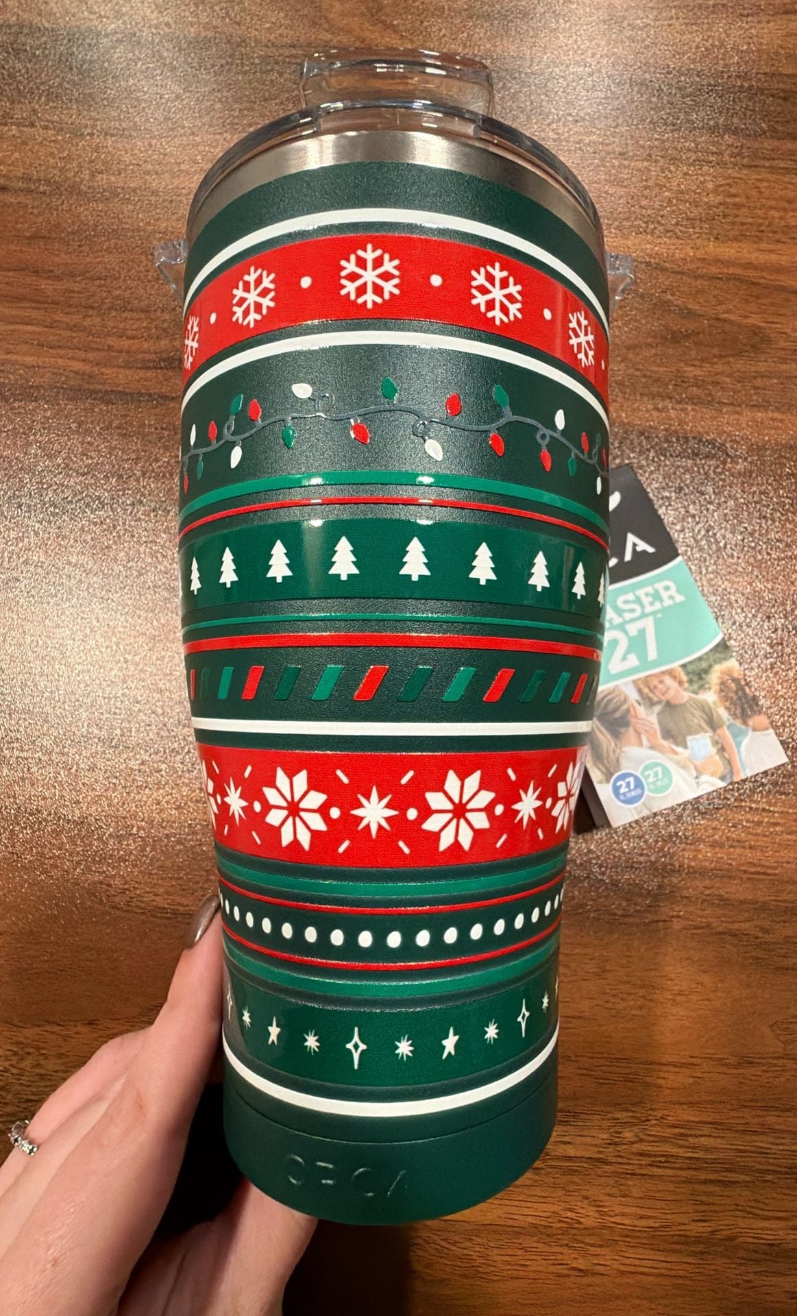 Orca Chaser 27 Size 27 Fl. Ounces Holiday Sweater 1