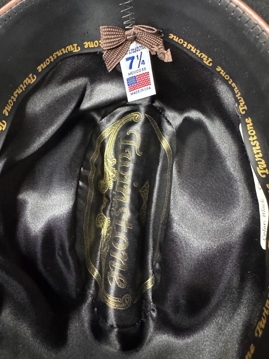 Twinstone Hats JR Cowboy Hat Black XXXX 8