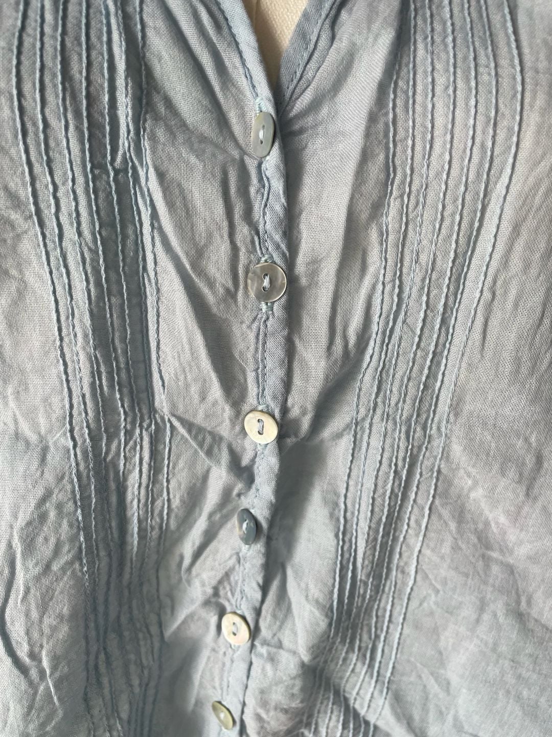 JP and Mattie Madeleine Peasant Pleated Blouse 3