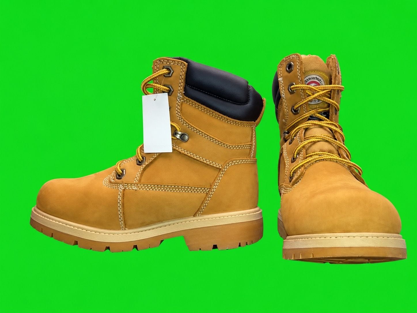 Brahma Defender Work Boots Size 8XW Wheat Waterproof 4
