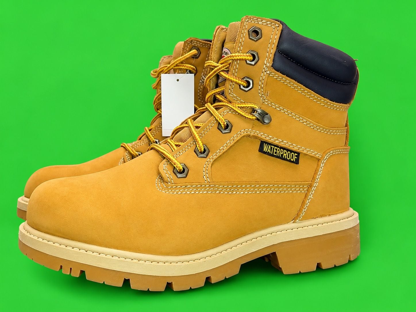 Brahma Defender Work Boots Size 8XW Wheat Waterproof 5