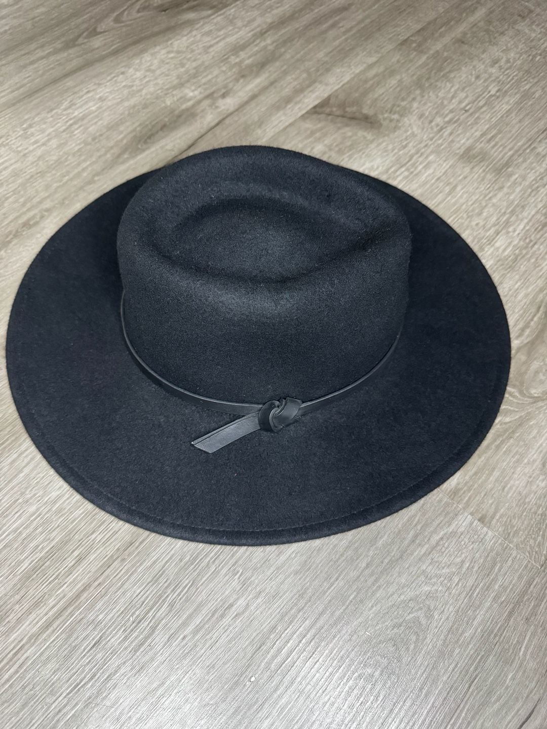 Target Wool Fedora Hat Black 100% Wool 4