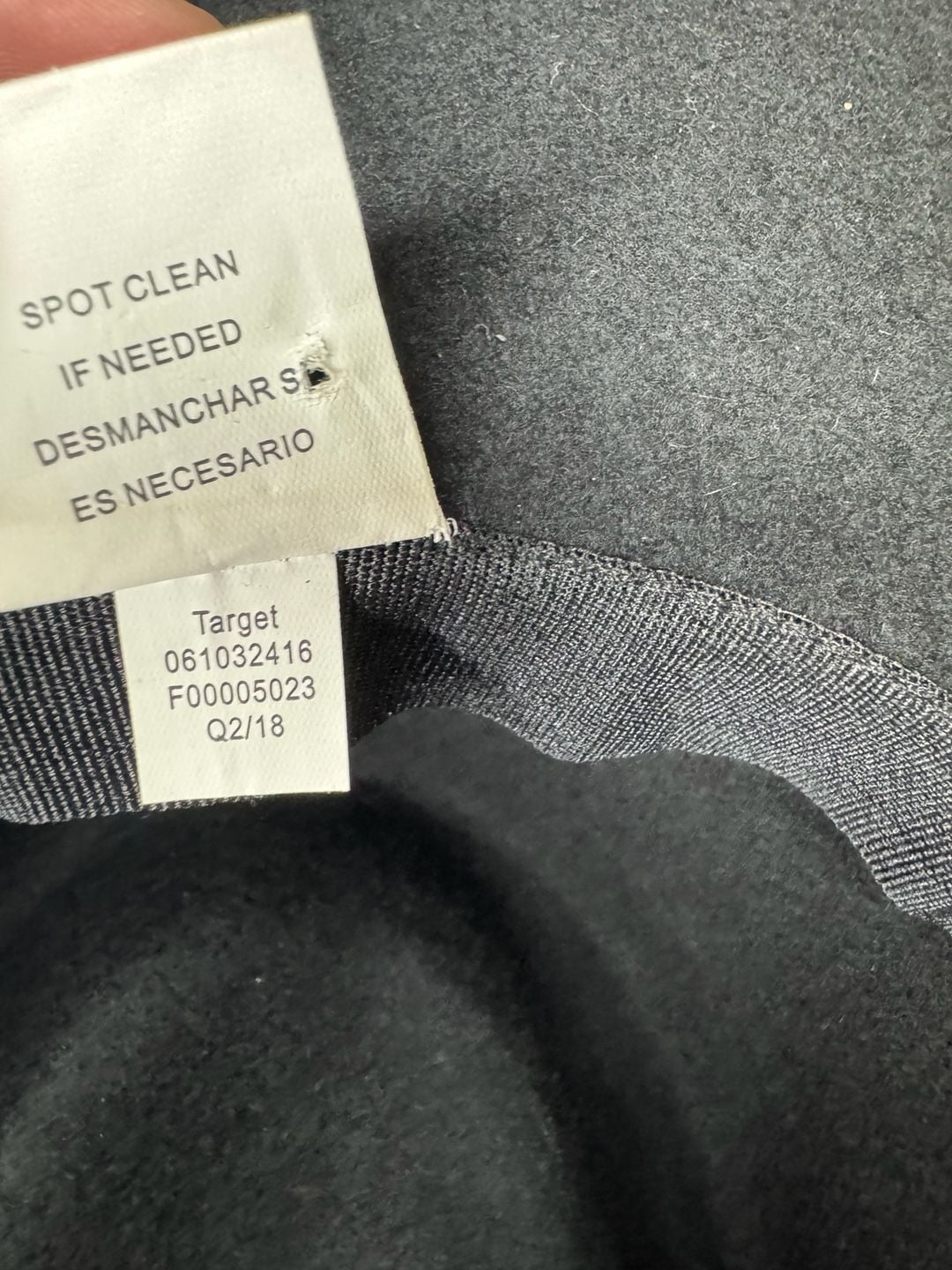 Target Wool Fedora Hat Black 100% Wool 6