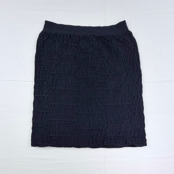 Spiritual Gangster Skirt Size M/L Black Ruched Bodycon Mini