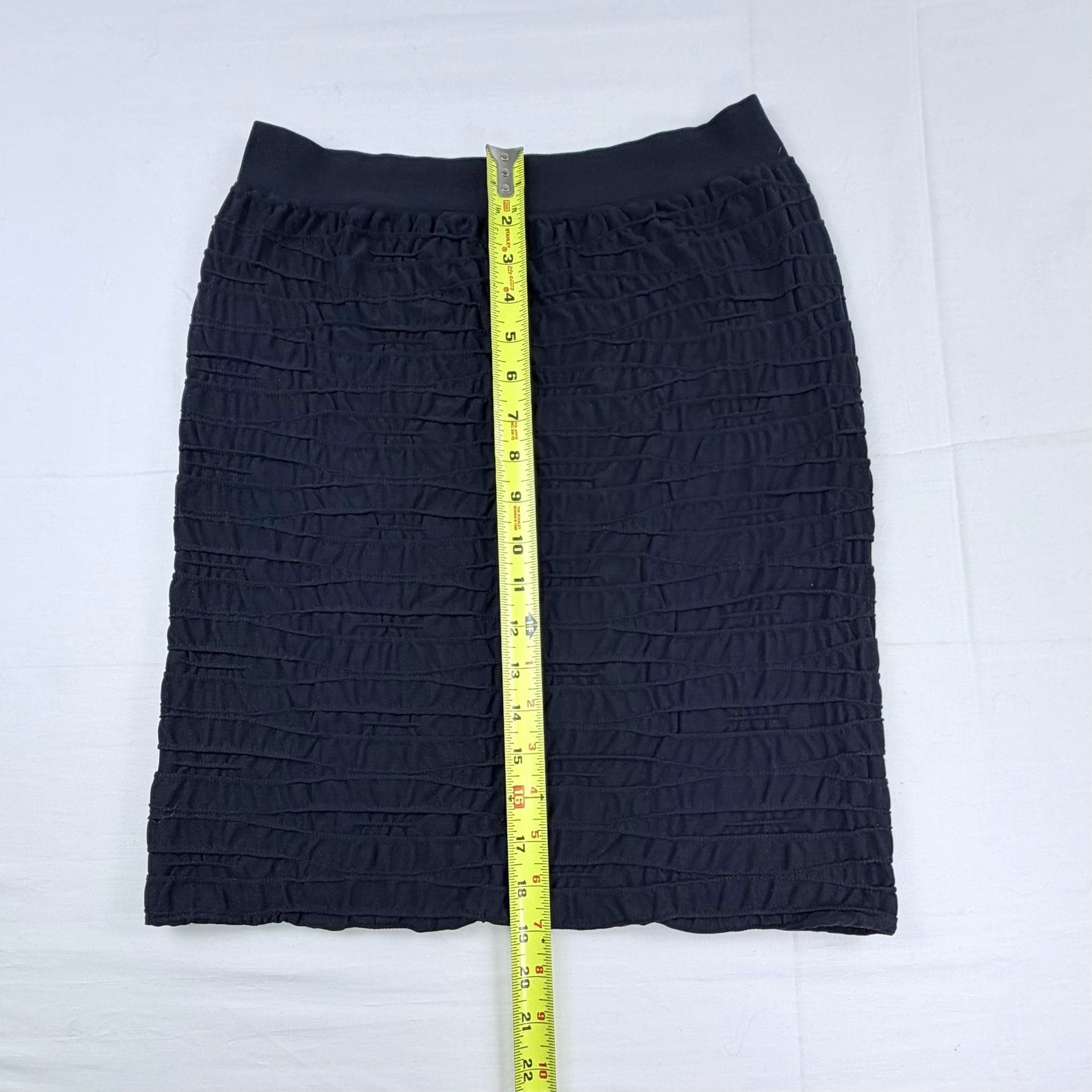 Spiritual Gangster Skirt Size M/L Black Ruched Bodycon Mini 7