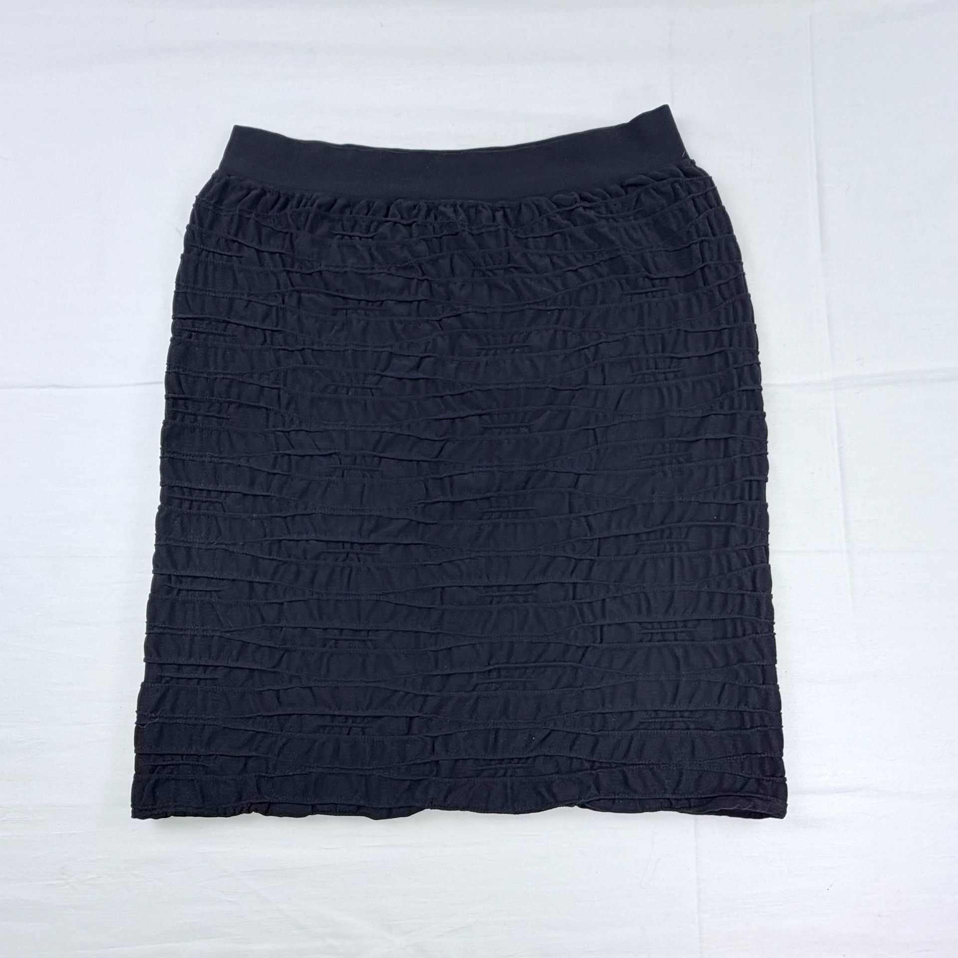 Spiritual Gangster Skirt Size M/L Black Ruched Bodycon Mini 9