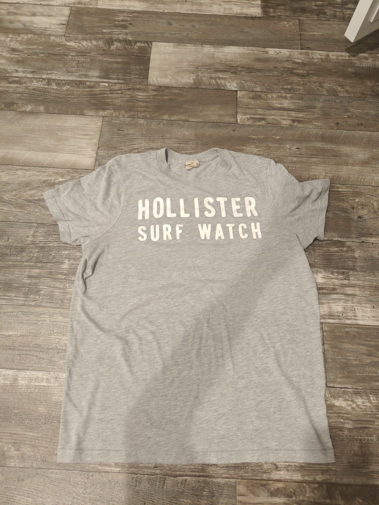Hollister Surf Watch T-Shirt Size XL Gray Graphic Tee 1