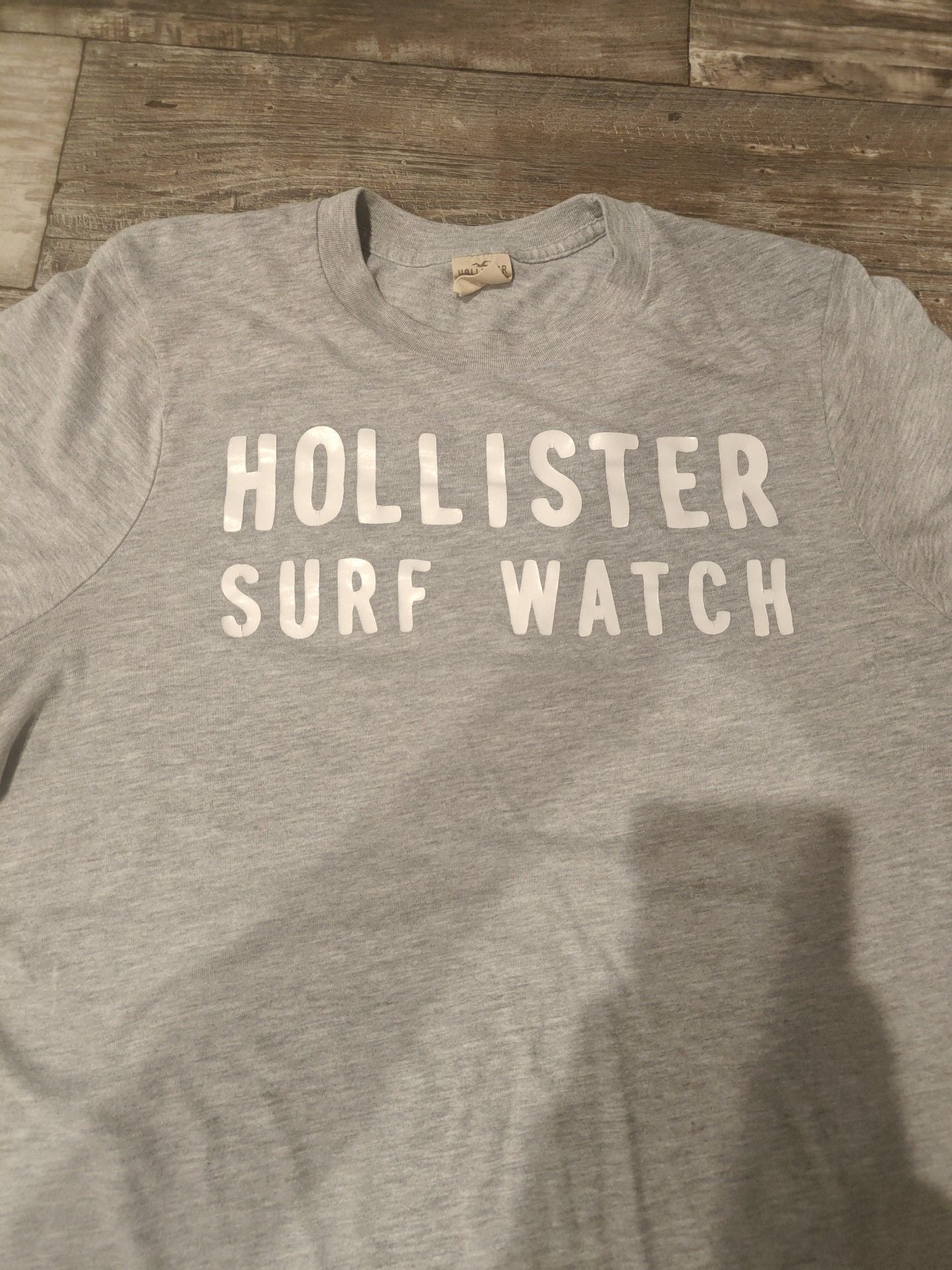 Hollister Surf Watch T-Shirt Size XL Gray Graphic Tee 2