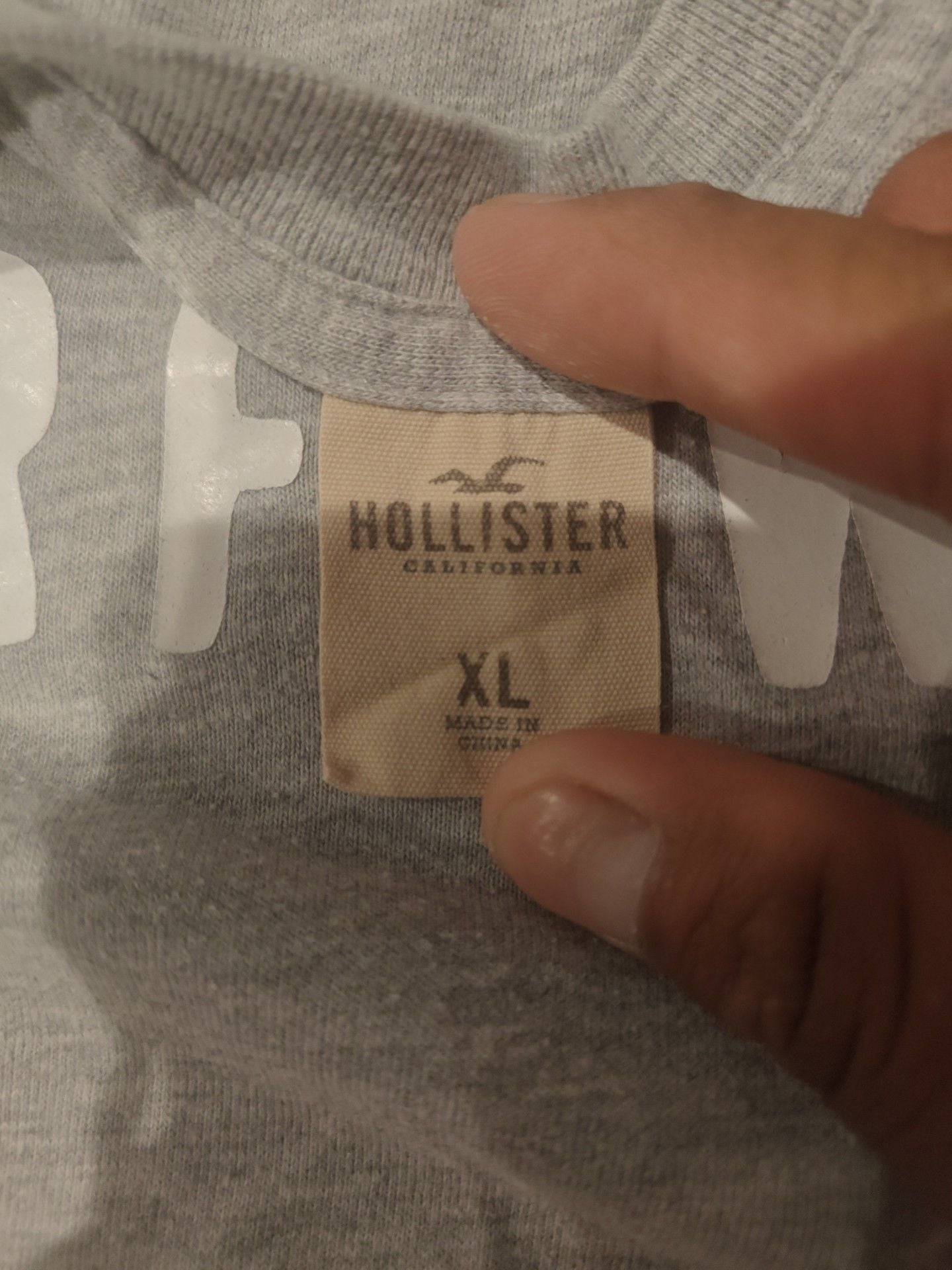Hollister Surf Watch T-Shirt Size XL Gray Graphic Tee 3