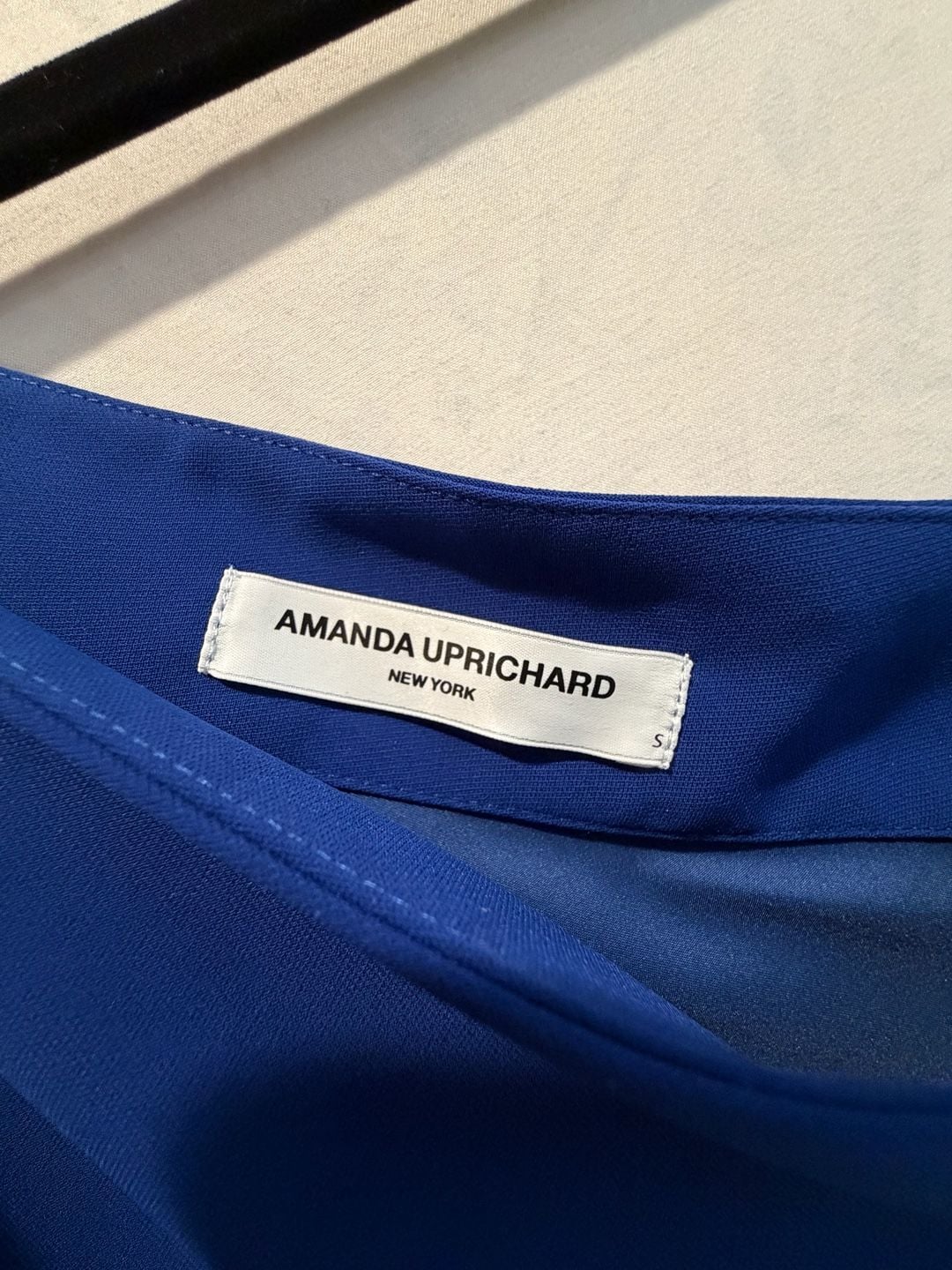 Amanda Uprichard Santos Romper Size S Royal Blue One Shoulder MSRP $260 2