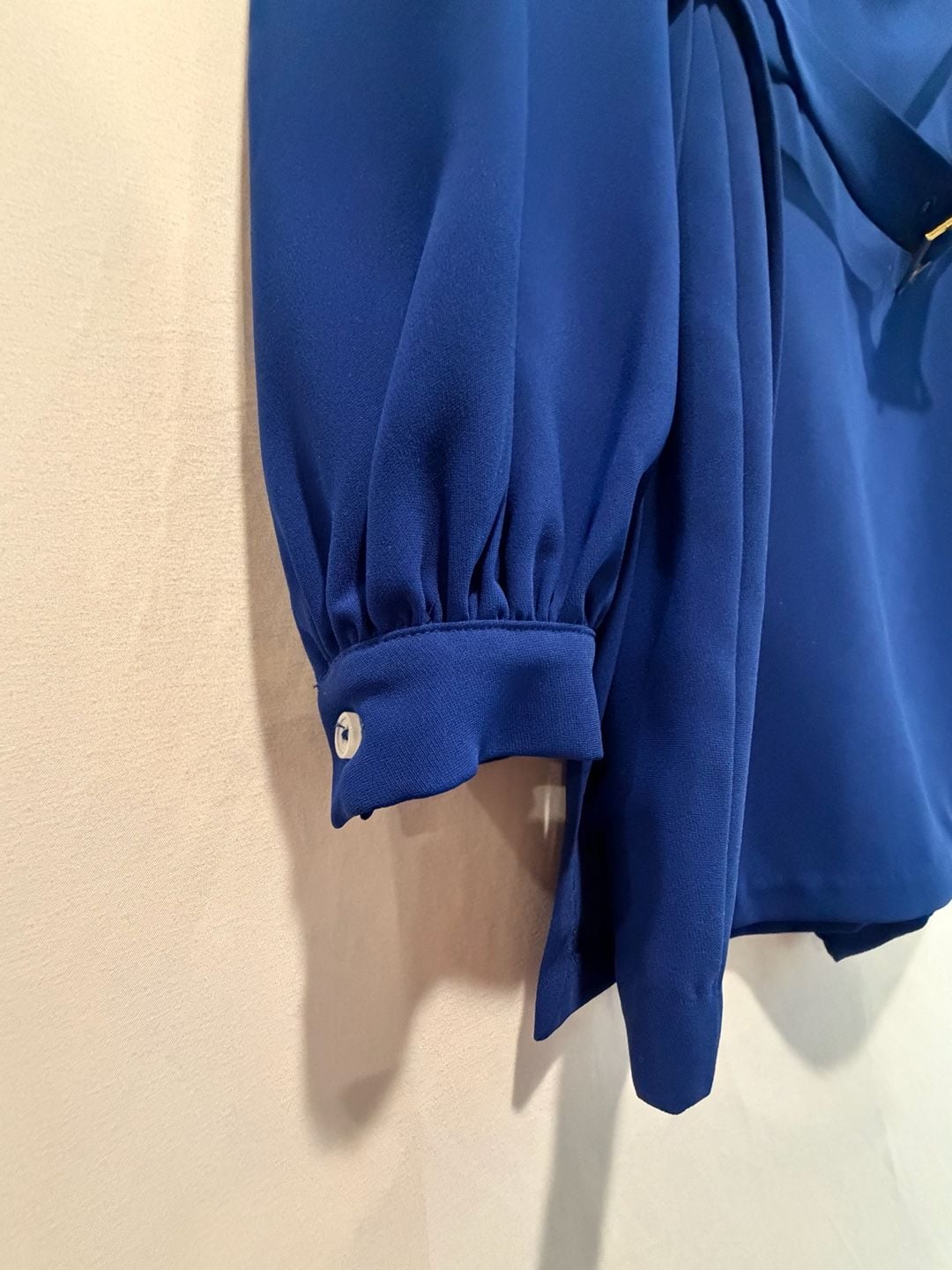 Amanda Uprichard Santos Romper Size S Royal Blue One Shoulder MSRP $260 7