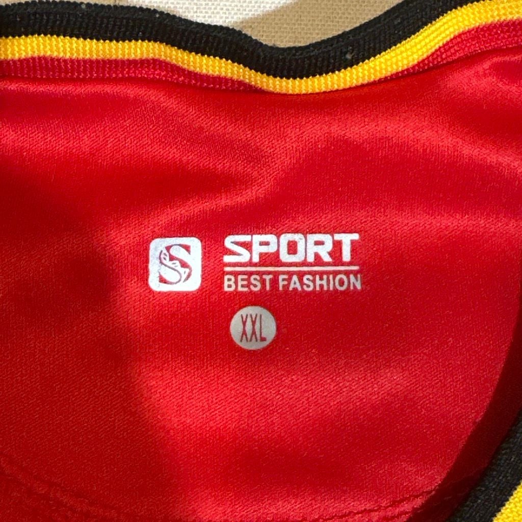 Uganda Red Soccer Jersey Size XXL Fits like M 5