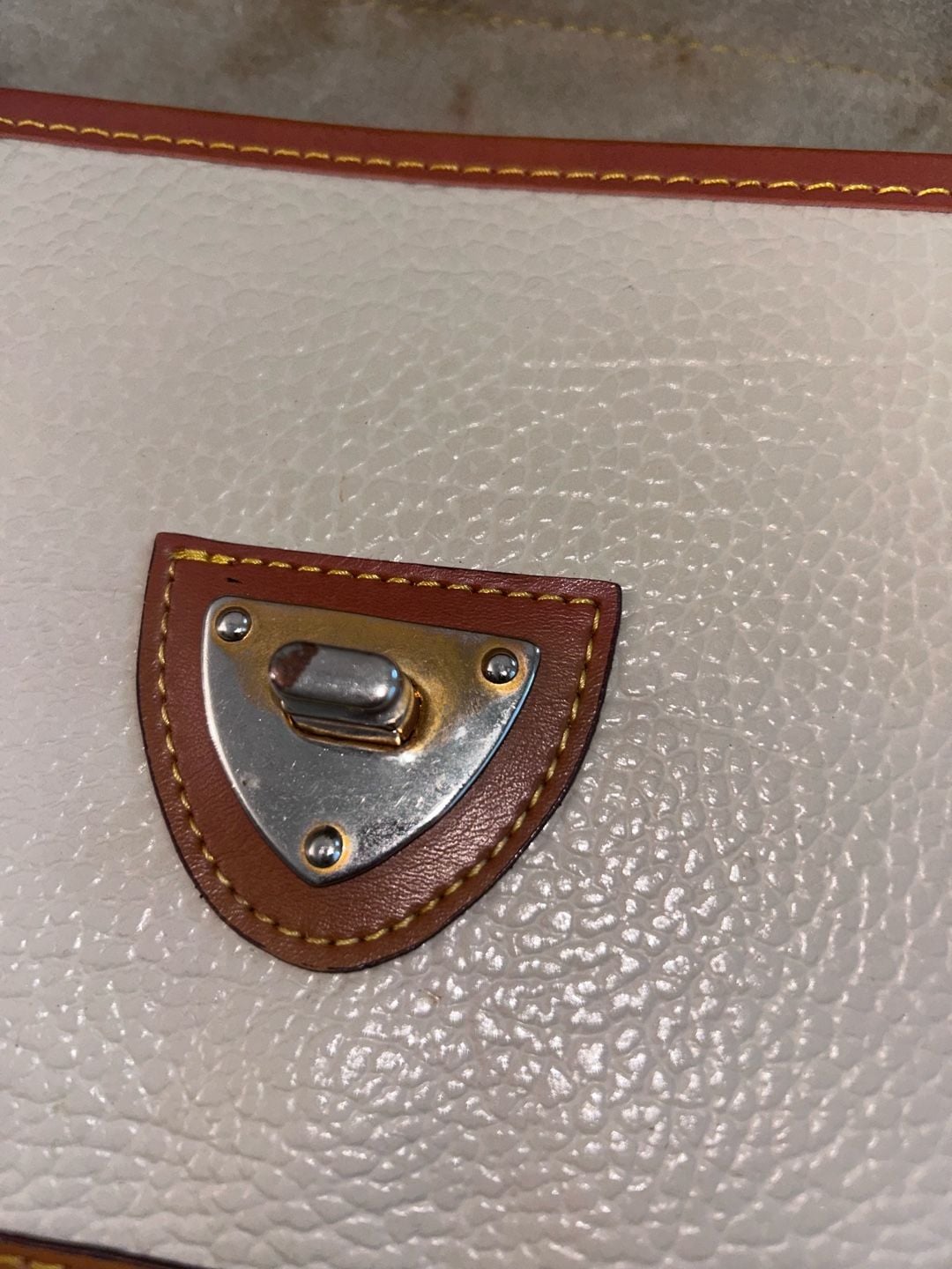 Dooney & Bourke Vintage All-Weather Leather Shoulder Bag Bone Tan 7