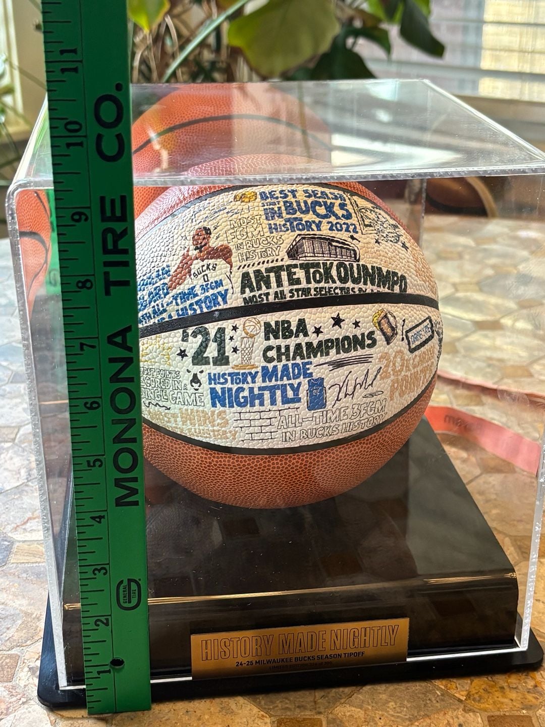 Milwaukee Bucks Basketball 24-25 Season Tipoff History Made Nightly 4