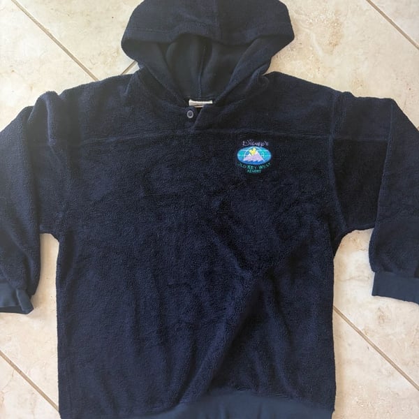 Disney Old Key West Resort Fleece Hoodie X-Large Navy