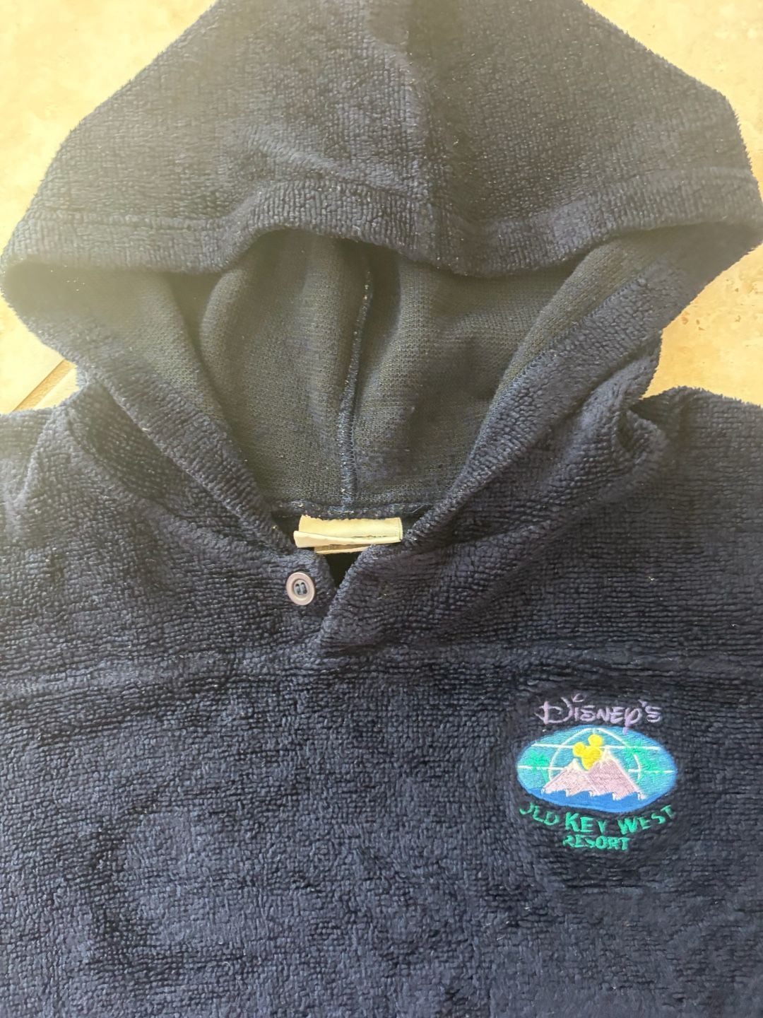 Disney Old Key West Resort Fleece Hoodie X-Large Navy 4