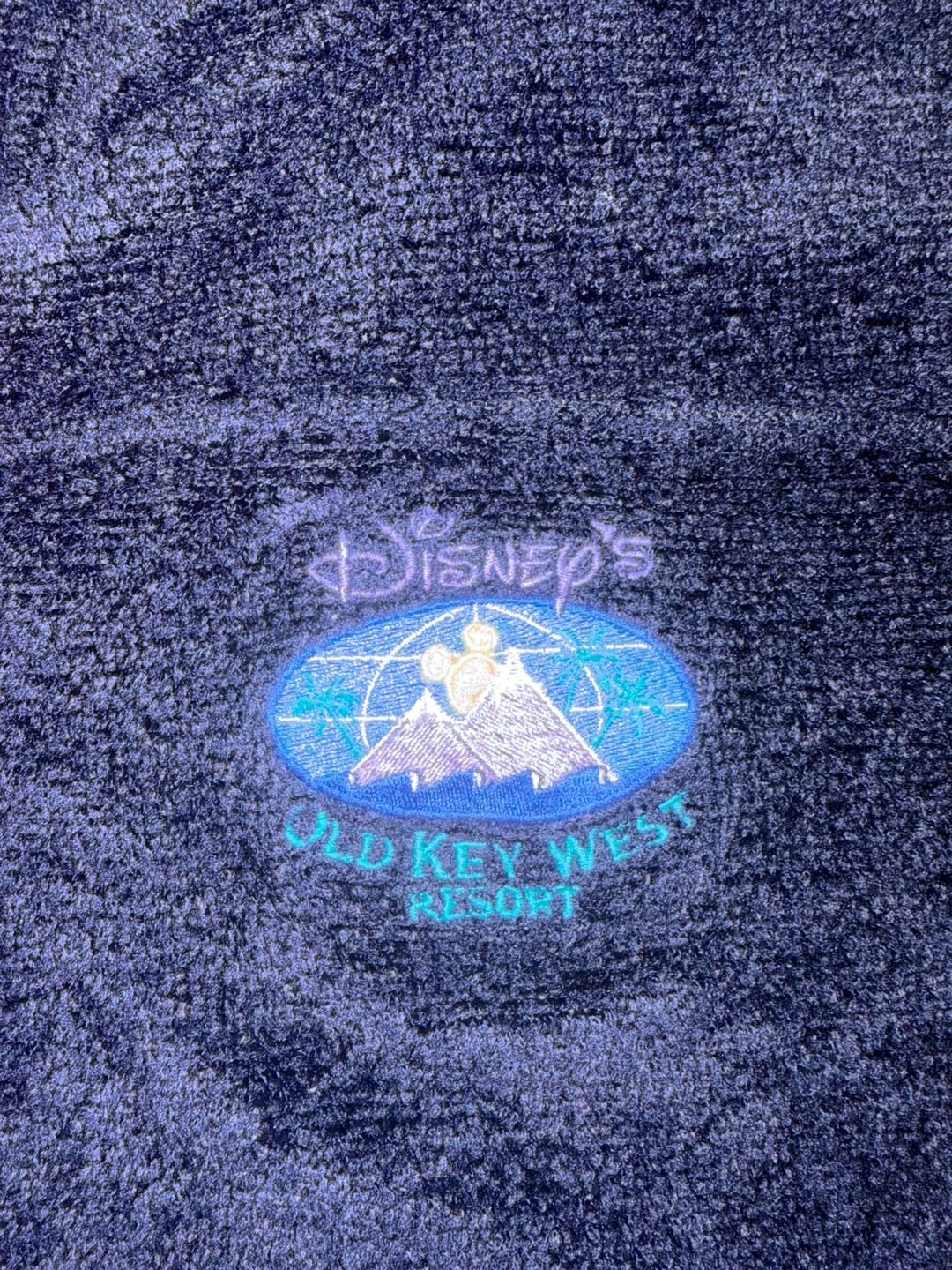 Disney Old Key West Resort Fleece Hoodie X-Large Navy 6